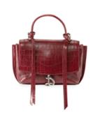 Stella Mini Crocodile-embossed Crossbody Bag