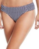 Petals Of Paradise Reversible Side-shirred Hipster Swim Bikini Bottoms