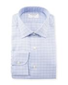 Men's Fashion Check Cotton Dress