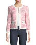 Tweed Zip-front Jacket