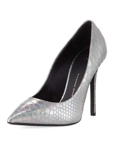 Metallic Printed Iridescent Pump