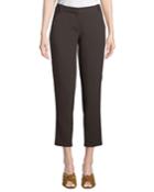 Stretch-crepe Ankle Trousers