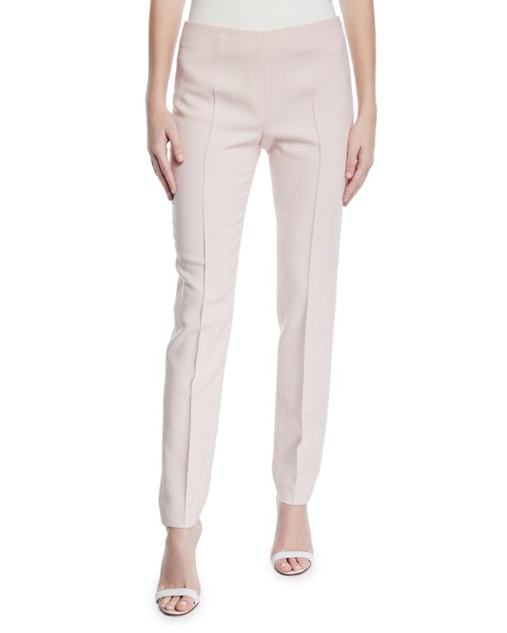 Melissa Straight-leg Stretch Wool Pants