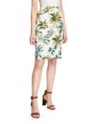 Hawaiian Shine Sequin Palm-tree Pencil