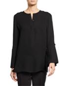 Shellie Pleated-sleeve