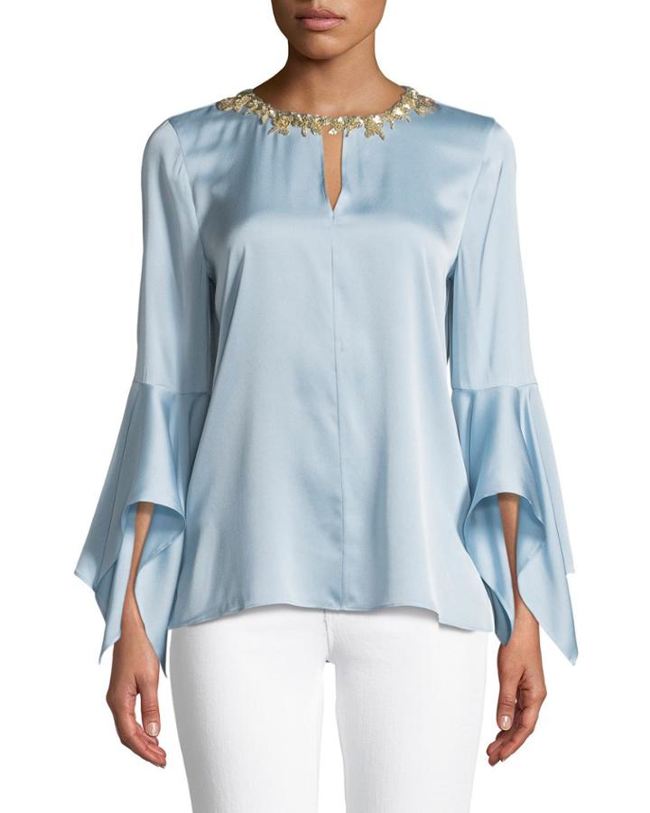 Elida Stretch-silk Blouse