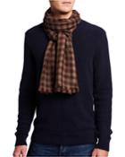 Men's Checkered Cashmere