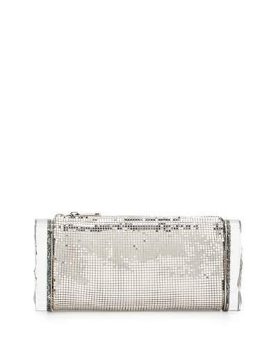 Lara Mesh Ice Clutch Bag