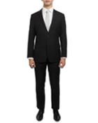 Men's Slim-fit Solid Two-piece