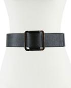 52mm Faux-leather Belt W/