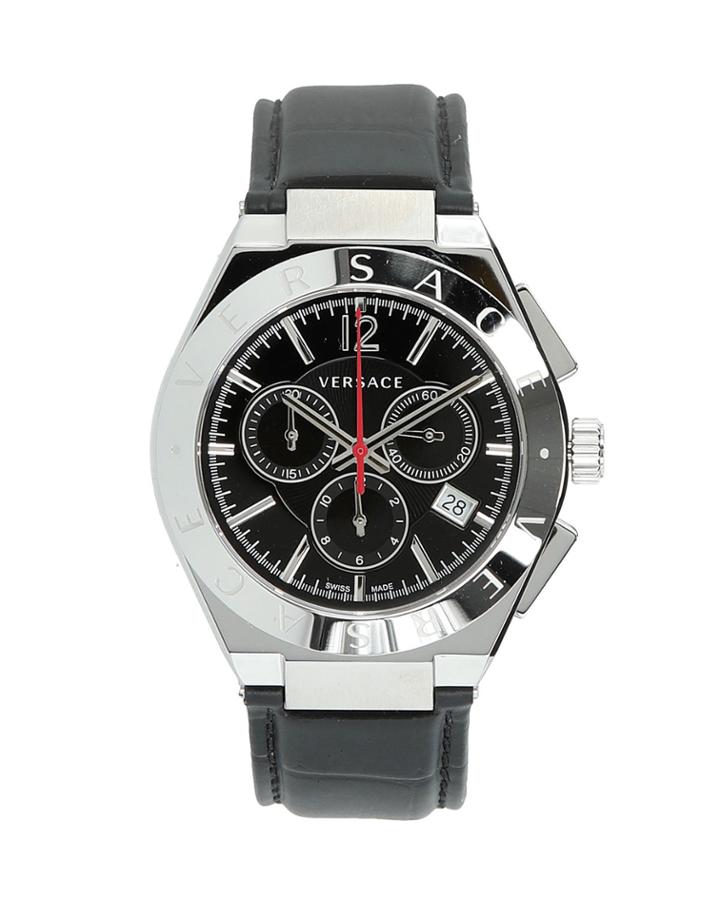Men's 41mm Landmark Chronograph Watch W/ Leather