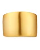 Thick Satin-finished Golden Cuff