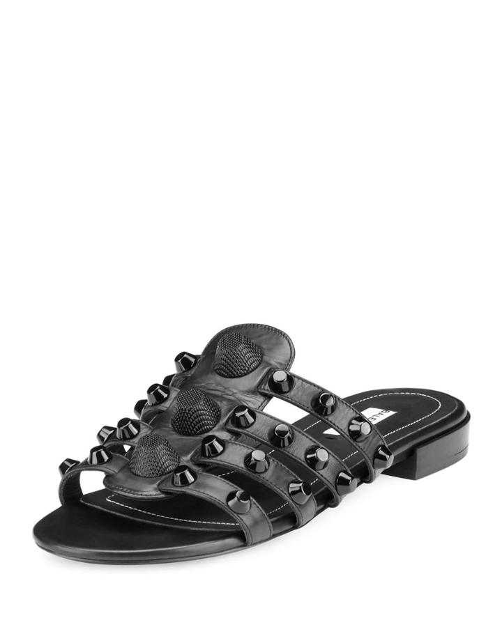 Studded Caged Flat