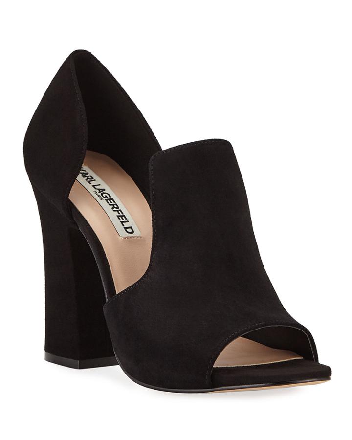 Rian Suede Block-heel