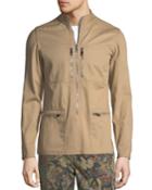 Men's Pullover Jacket With Zip Pockets
