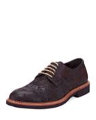 Men's Frederico Embossed Leather Oxfords