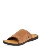 Sumatraa Leather Slide