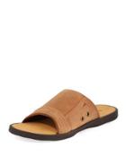 Sumatraa Leather Slide