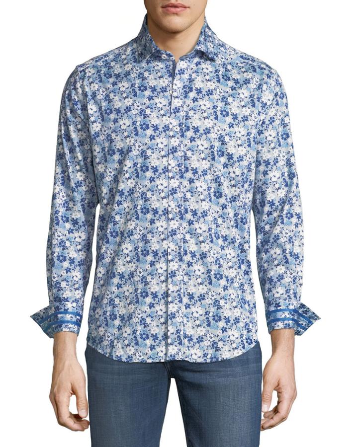 Men's Asher Trim-fit Floral