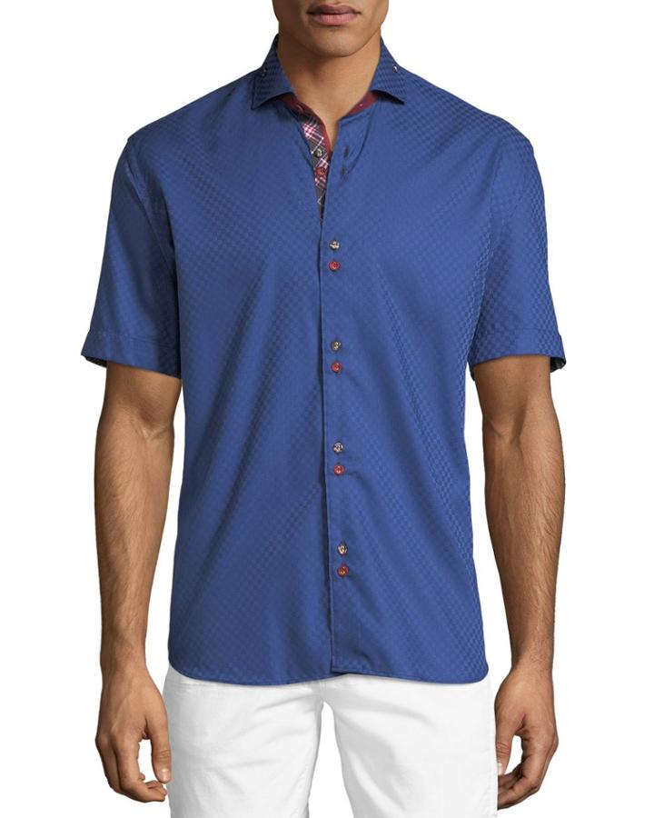 Shaped-fit Fresh-square Double-button Sport