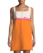 Bow-waist Colorblock