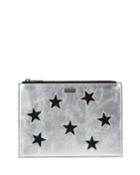 Metallic Stars Clutch Bag