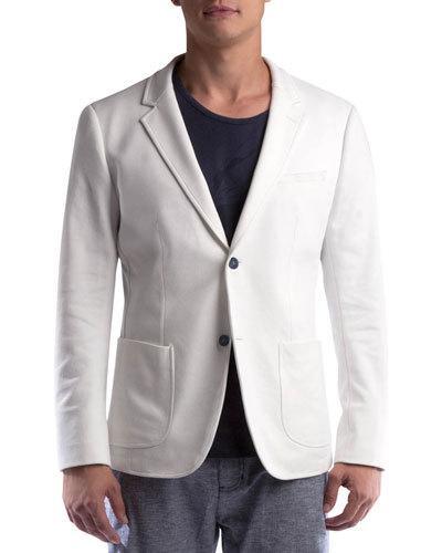 Ralphy Classic-fit Knit Blazer, White