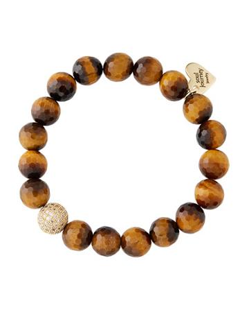 Tiger Eye Beaded Stretch Bracelet