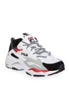 Ray Tracer Mixed Leather Colorblock Runner