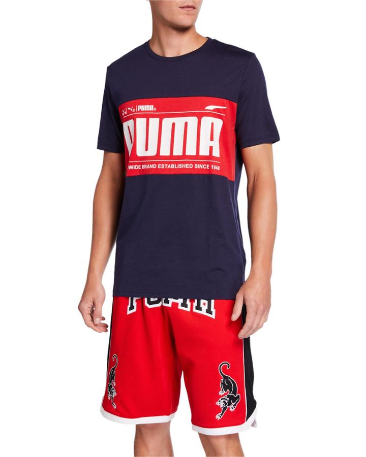 Men's Logo Block Graphic T-shirt