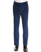 Wide-whale Corduroy Trousers, Navy