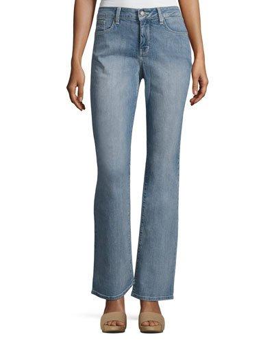 Barbara Boot-cut Faded Jeans, Blue