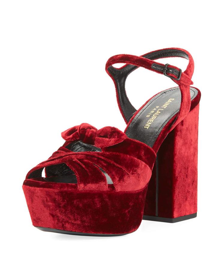 Farrah Velvet Platform