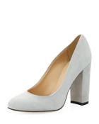 Delta Suede High Pump