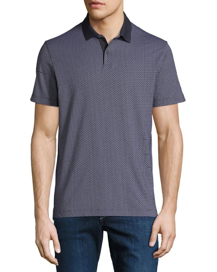 Men's Sillar Jacquard Standard Polo