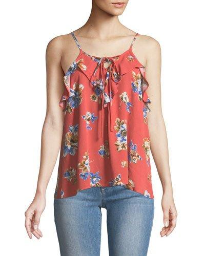 Harlow Tie-neck Floral Tank