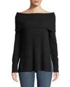 Cashmere Off-the-shoulder Tunic