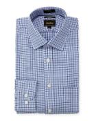 Trim-fit Twill Check Dress