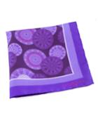 Men's Clock-print Silk Pocket
