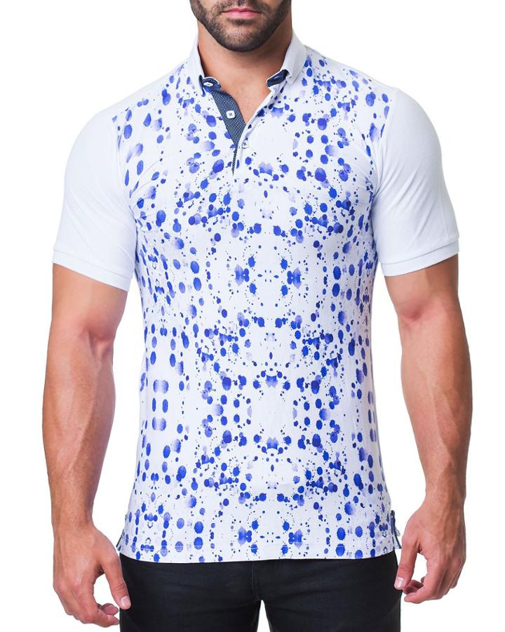 Men's Drips White Printed