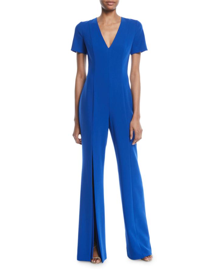 Spencer Short-sleeve Jumpsuit W/
