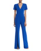 Spencer Short-sleeve Jumpsuit W/