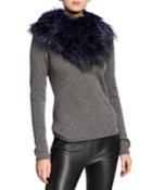 Fox Fur Knit Infinity