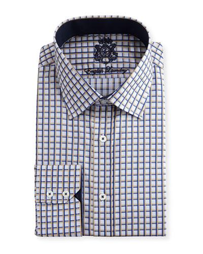Checked Cotton Dress