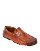 Men's Pievo B-detail Leather Drivers