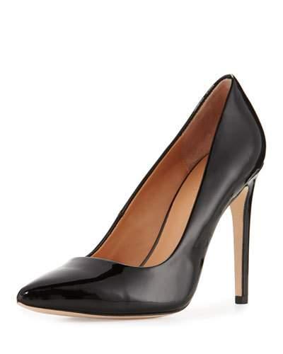 Shirley Pointed-toe Patent-leather Pump