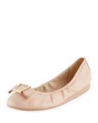 Emory Bow Ballerina Flat, Nude