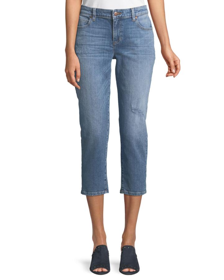 Cropped Tapered Jeans