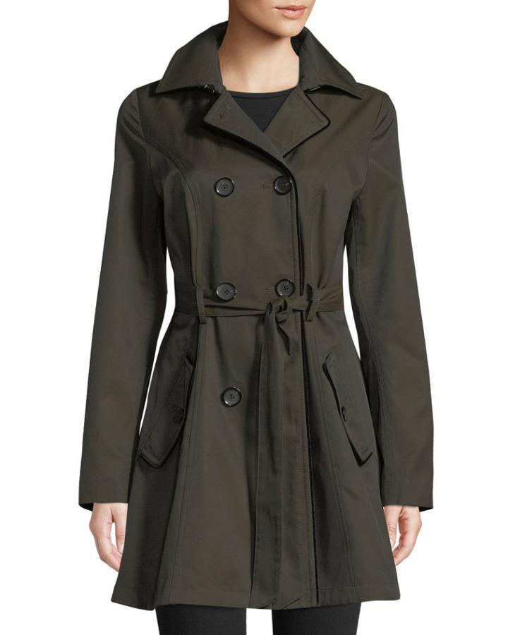 Double-breasted Belted Trench Coat