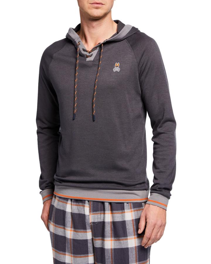 Men's Plush Sweater Knit Hoodie